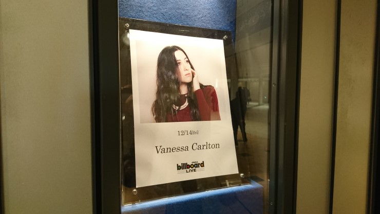 VANESSA CARLTON at Billboard Live Osaka