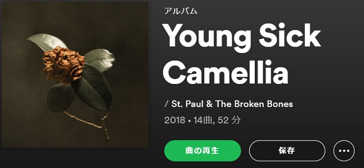 ST. PAUL AND THE BROKEN BONES Young Sick Camellia